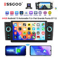 64GB Für Fiat Linea Punto 2007-2012 Android 14 Autoradio Carplay GPS Navi Kamera