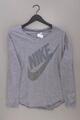 Nike Sportshirt Classic Shirt für Damen Gr. 44, XL Langarm grau aus Baumwolle