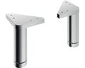 Fuß-Set Pelipal 2er-Set Höhe 10 cm chrom