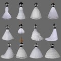 14 Modell Unterrock Petticoat Kleid Unterkleid Reifrock Ringe Brautkleid Weiß */