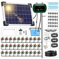 Solar Bewässerungssystem Automatisch 30M Tropfschlauch Garten Balkon Wasserpu...