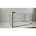 Aquarium 60x40x40 6 mm  96 l schwarz Aquarien Becken rechteckig Glasbecken Glas