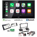 JVC KW-M560BT Autoradio Apple CarPlay Android für GM Hummer H2 2003-2007 schwarz