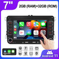 7" Carplay Android 11 Autoradio GPS NAVI Für VW GOLF 5 6 Passat Tiguan Touran