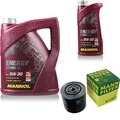 MANN-FILTER Ölfilter 6L MANNOL 5W-30 Energy Combi LL für Audi A6 Avant 2.5 TDI