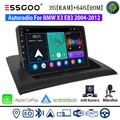 64GB Autoradio Android 13 Carplay GPS Navi RDS MIK Kamera Für BMW X3 E83 2004-12