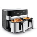 Tefal EY905D Doppelkammer Heißluftfritteuse Dual Easy Fry & Grill 8,3 Liter