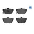 Meyle 025 215 5314/W Bremsbelagsatz Scheibenbremse Hinten für Nissan KIA Hyundai