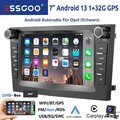 DAB+ 32G Android 13 Carplay Autoradio Navi Kam Für Opel Astra H Vectra Corsa C D