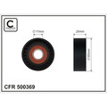 ORIGINAL® Caffaro 500369 Spannrolle, Keilrippenriemen passend für Opel COMBO