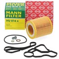 MANN Ölfilter + Dichtungen Ölfiltergehäuse Ölkühler für BMW N51 N52 N53 N54 N55