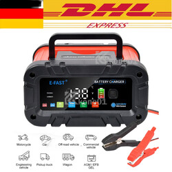 Auto Intelligentes Batterie Ladegerät KFZ Lithium LiFePO4 AGM GEL 12/24V 10A/5A