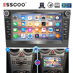 Android14 Carplay Autoradio GPS NAV BT KAM Für Opel Astra G H Corsa C D Zafira B