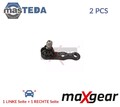 72-0433 TRAGGELENK FÜHRUNGSGELENK MAXGEAR 2PCS FÜR IRMSCHER COUPE 1.6 16V 1.6L