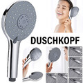 Duschkopf Handbrause, LEEFE 152mm Großes Regenbrause - 7 Strahlarten, Chrom