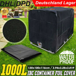 1000L IBC Container Abdeckung UV-Schutz Folienhaube Hülle Haube Regenwassertank