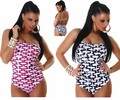 SEXY PUSH-UP BADEANZUG SCHWIMMANZUG SCHWIMMER GR 36 38 40 GEFÜTTERT SCHWARZ PINK