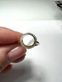 Ring Sterlingsilber 925 Damen Echtschmuck Perlmutt Vergoldet Neu Eliteschmuck