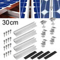 Befestigung PV Solar Solarmodule Photovoltaik 30cm Schiene Montage Halterung