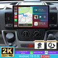 DAB+13.1" Android 15 CarPlay Autoradio Kam Navi Für Fiat Ducato Peugeot Boxer