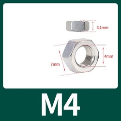 Sechskantmuttern Linksgewinde DIN 934 Edelstahl V2A M4 M5 M6 M8 M10 M12 bis M20