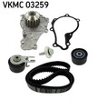 SKF Wasserpumpe + Zahnriemensatz VKMC 03259 für MAZDA CITROËN FORD PEUGEOT