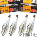 4x NGK Zündkerzen PFR6Q 5773 V-LINE 37 für Audi A3 A4 VW Bora Golf Passat Seat