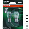P21W OSRAM Ultra Life - 3x längere Lebensdauer - Scheinwerfer Lampe DUO-Pack NEU
