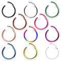 Septum Piercing Clicker Ring Universal Ohr Scharnier Segment Nase Lippe Intim