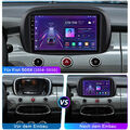 Für Fiat 500X 2014-2020 Carplay Autoradio Android 13.0 BT GPS DAB+ Navi 4+64GB 