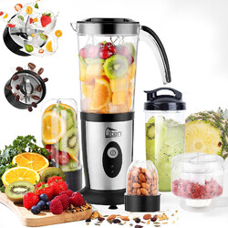 5in1Standmixer Smoothie Milchshake Maker Blender Multifunktion Mixer Kaffeemühle