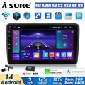 DAB+ 64G Android 14 Autoradio Wireless Carplay GPS Navi für AUDI A3 S3 RS3 8P 8V