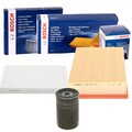 BOSCH POLLEN- LUFT- ÖL-FILTER PAKET passend für Audi A4 B6 8E2 A4 B7 8EC 8ED