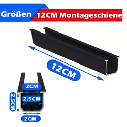 Solarmodule Alu schiene  Halterung Trapezblech Flachdach PV Befestigungsschiene0% MwSt. - DHL VERSAND - 24h Versand