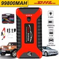 99800 MAH AUTO KFZ STARTHILFE JUMP STARTER 12V LADEGERÄT BOOSTER PKW POWER BANK