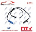 ABS SENSOR DREHZAHLFÜHLER PAAR HINTEN NTY HCA-BM-012 2PCS V NEU OE QUALITÄT