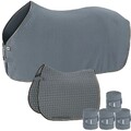 SET Eskadron ashblue inkl. Schabracke Cotton, Bandagen & Abschwitzdecke 