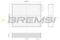 FC0455C BREMSI Filter, Innenraumluft für ALPINA,BMW