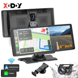 10.26" Autoradio Apple Carplay Android Auto Bluetooth Tragbarer Dashcam Monitor