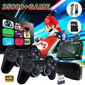 35000+ Retro Videospielkonsole mit 2xWireless Controller 4K HD TV Spiel Stick