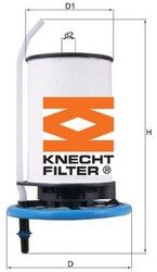 KNECHT KX398 Kraftstofffilter Kraftstoffilter 