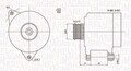 MAGNETI MARELLI LICHTMASCHINE GENERATOR 90A passend für AUDI A4 A6 VW PASSAT |
