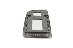 Außenspiegelglas rechts (konvex, chrom, rechteckiges Schloss) passt zu: MERCEDES