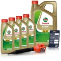 4x 1 L + 5 L = 9 LITER CASTROL EDGE 5W-30 M MOTOR-ÖL 50022258