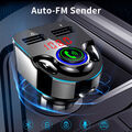 Bluetooth FM Transmitter Auto MP3 Player Kfz Radio Dual USB Ladegerät für Handy
