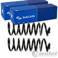 2X SACHS FAHRWERKSFEDERN HINTEN PASSEND FÜR DACIA SANDERO RENAULT