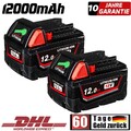 2X 18V 12,0AH Akku für Milwaukee für M18 Akku Lithium-Ion 18Volt XC 48-11-1860