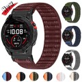 22mm 26mm Nylon Loop Band Armband für Garmin Fenix 8 E 7 7X Pro 6X 5 5X 3HR EPIX