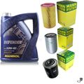 MANN-FILTER Inspektionspaket 5 L MANNOL Defender 10W-40 für Fiat Ducato Bus 2.5