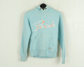 Peak Performance Damen XS Baby Blau Kapuzenpullover Sweatshirt Pullover Top